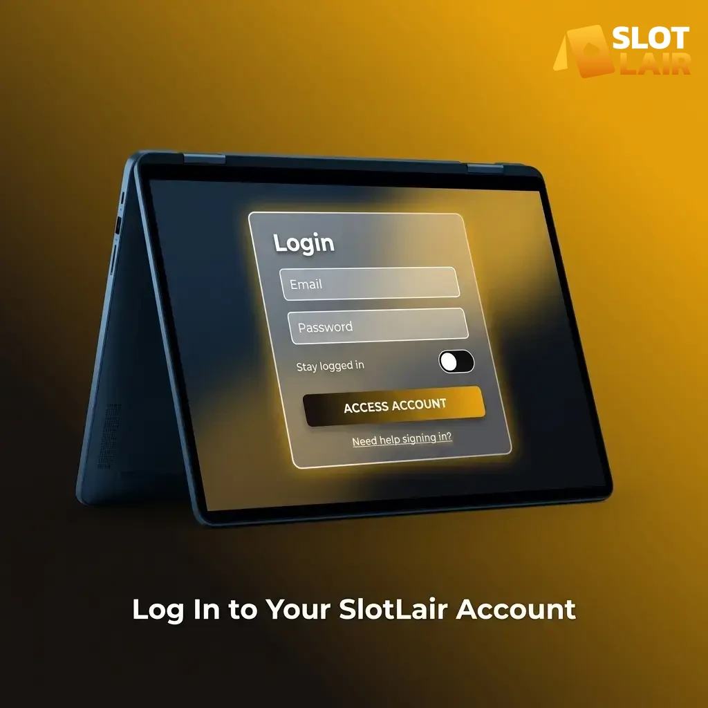 Log in to your SlotLair account to play top casino games.