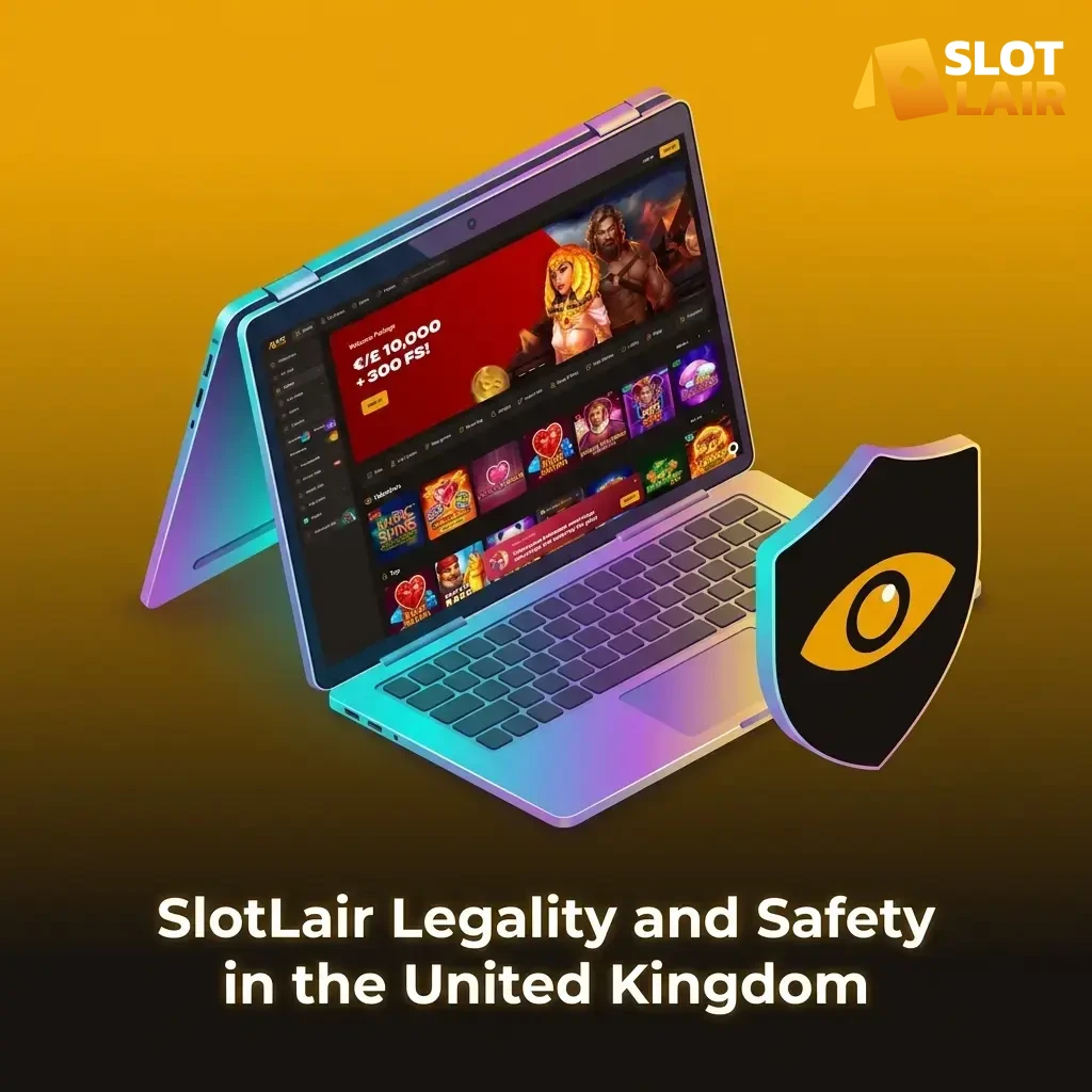 Play safely at SlotLair, a fully licensed online casino.