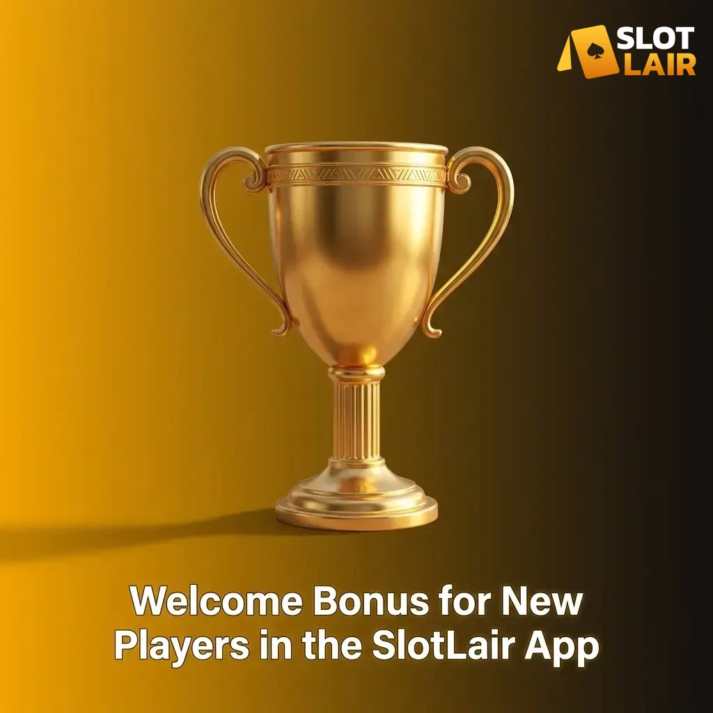Select your SlotLair welcome bonus during mobile registration.