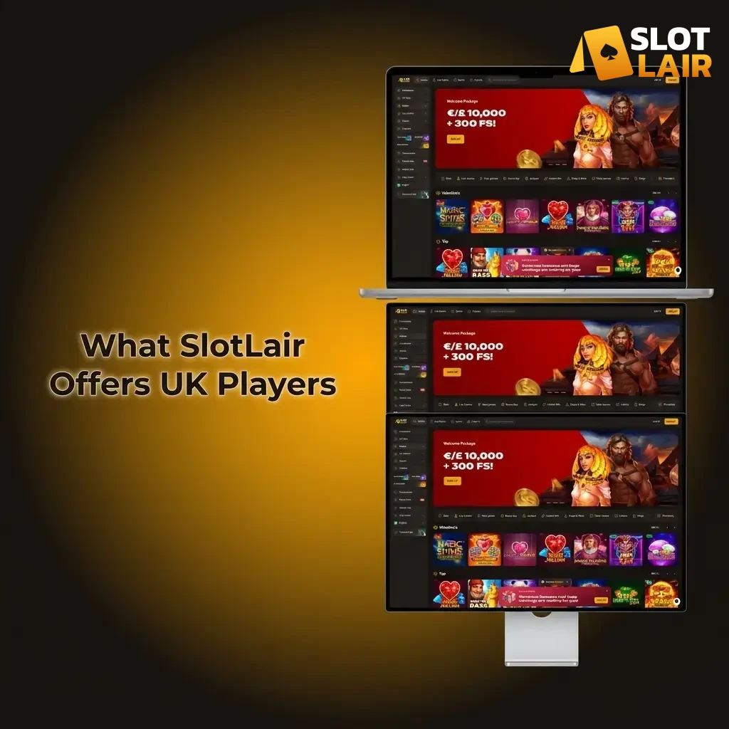 Explore what SlotLair offers to players in the United Kingdom.
