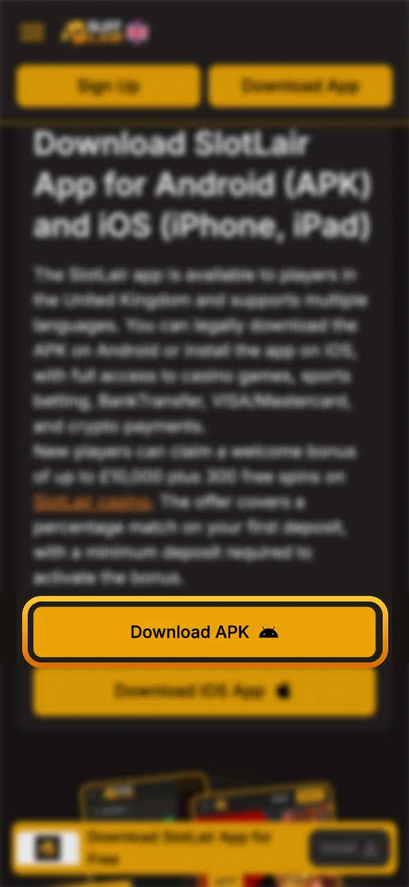 Start saving the SlotLair app to your Android device today.