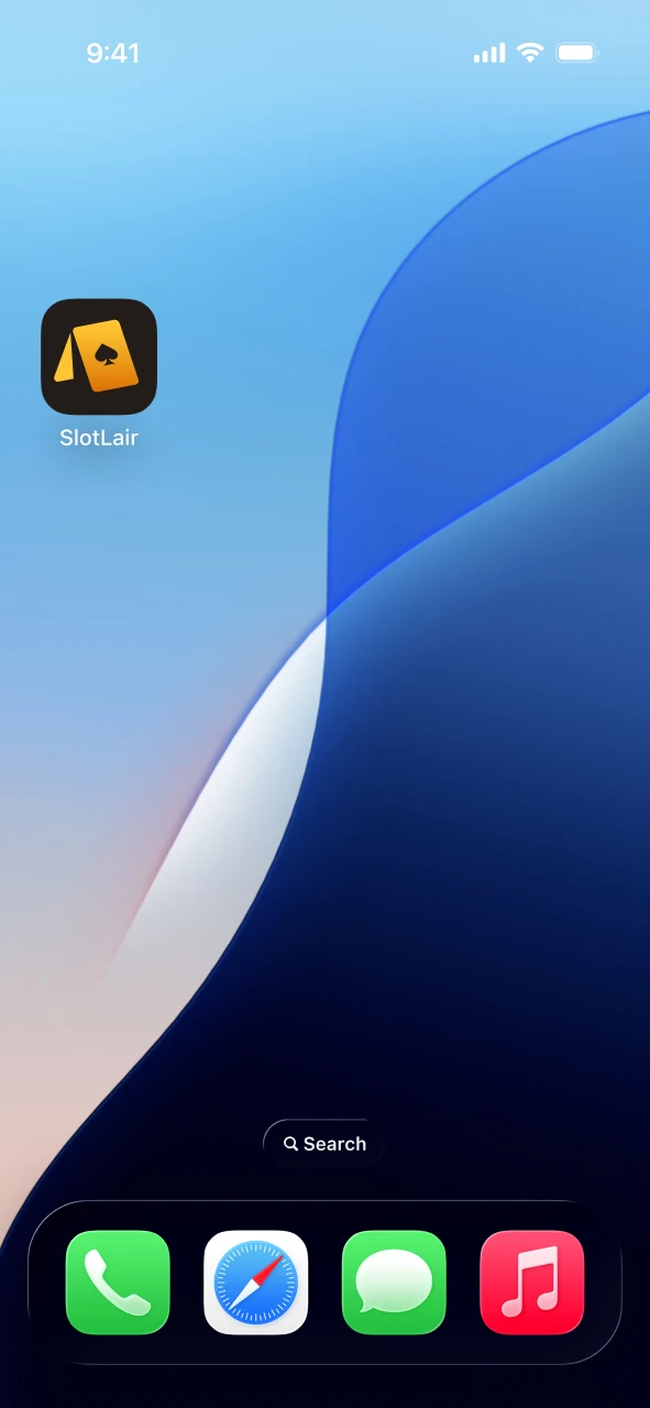 Wait for the SlotLair app to install on your home screen.